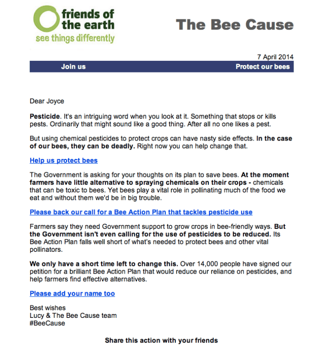 Bees and pesticides
