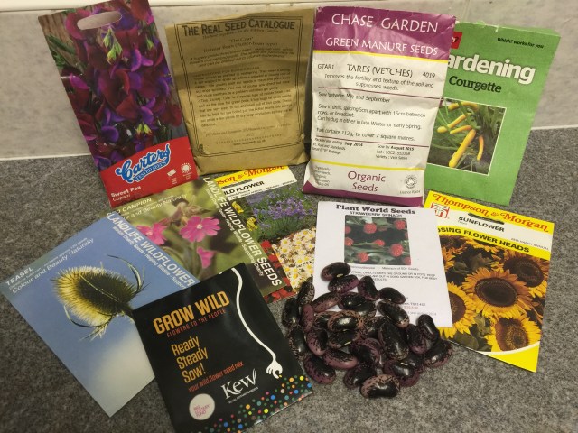 Come to the seed swap on Tuesday 10th March at 8pm after the AGM